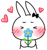 Silly Bunny's emotions sticker #10734065