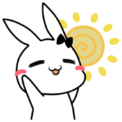 Silly Bunny's emotions sticker #10734066