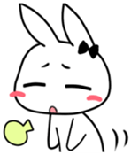 Silly Bunny's emotions sticker #10734069