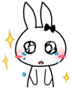 Silly Bunny's emotions sticker #10734070