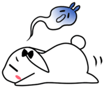 Silly Bunny's emotions sticker #10734071