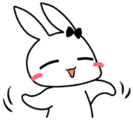 Silly Bunny's emotions sticker #10734072