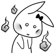 Silly Bunny's emotions sticker #10734076