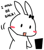 Silly Bunny's emotions sticker #10734077