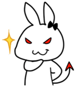 Silly Bunny's emotions sticker #10734078