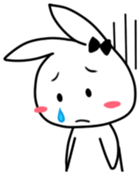 Silly Bunny's emotions sticker #10734079