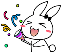 Silly Bunny's emotions sticker #10734080