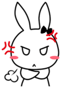 Silly Bunny's emotions sticker #10734081