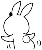 Silly Bunny's emotions sticker #10734082