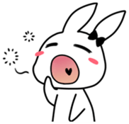 Silly Bunny's emotions sticker #10734084