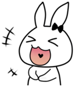 Silly Bunny's emotions sticker #10734087