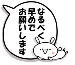 Cute Emoticon Rabbit Sticker 2 sticker #10734182