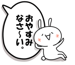 Cute Emoticon Rabbit Sticker 2 sticker #10734187