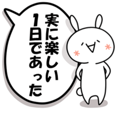 Cute Emoticon Rabbit Sticker 2 sticker #10734191