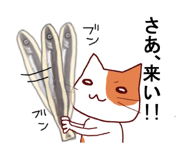 cat loves Tamasujisakana sticker #10734489