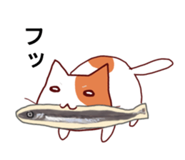 cat loves Tamasujisakana sticker #10734511