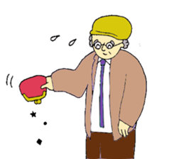 Ojisan,the uncle sticker #10734620