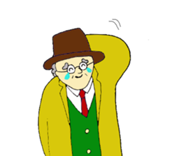 Ojisan,the uncle sticker #10734630