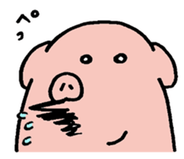 pig pig pig pig life2 sticker #10734709