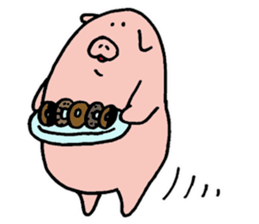 pig pig pig pig life2 sticker #10734722