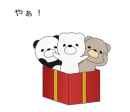 I attach bears to the message sticker #10734856