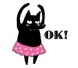 Little Black Dog sticker #10735392