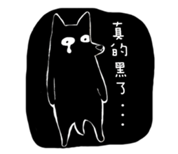 Little Black Dog sticker #10735394