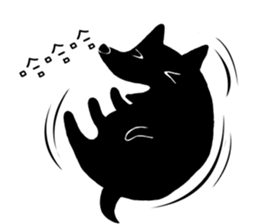 Little Black Dog sticker #10735406