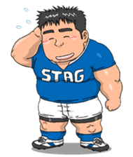 sports,Senior Aota and his junior Akao. sticker #10735648