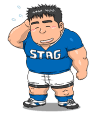 sports,Senior Aota and his junior Akao. sticker #10735648