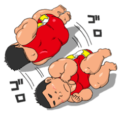 sports,Senior Aota and his junior Akao. sticker #10735650