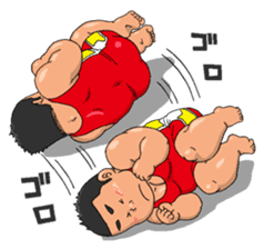 sports,Senior Aota and his junior Akao. sticker #10735650