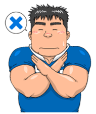 sports,Senior Aota and his junior Akao. sticker #10735652