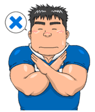 sports,Senior Aota and his junior Akao. sticker #10735652