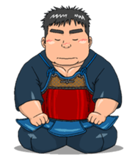 sports,Senior Aota and his junior Akao. sticker #10735657