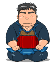 sports,Senior Aota and his junior Akao. sticker #10735657