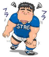 sports,Senior Aota and his junior Akao. sticker #10735659