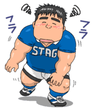 sports,Senior Aota and his junior Akao. sticker #10735659