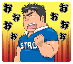 sports,Senior Aota and his junior Akao. sticker #10735663