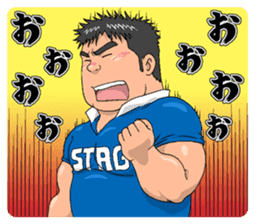 sports,Senior Aota and his junior Akao. sticker #10735663