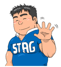 sports,Senior Aota and his junior Akao. sticker #10735664