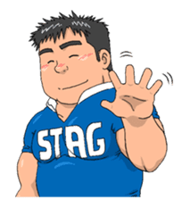 sports,Senior Aota and his junior Akao. sticker #10735664