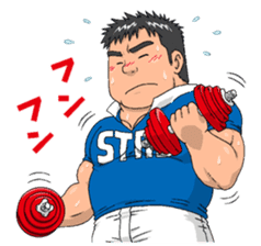 sports,Senior Aota and his junior Akao. sticker #10735665