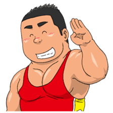 sports,Senior Aota and his junior Akao. sticker #10735668