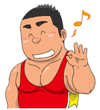 sports,Senior Aota and his junior Akao. sticker #10735673