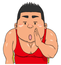 sports,Senior Aota and his junior Akao. sticker #10735674