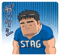 sports,Senior Aota and his junior Akao. sticker #10735675