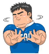 sports,Senior Aota and his junior Akao. sticker #10735676