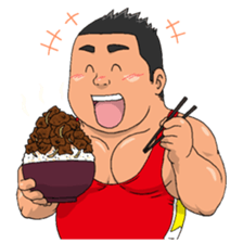 sports,Senior Aota and his junior Akao. sticker #10735679