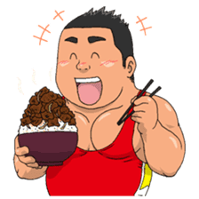 sports,Senior Aota and his junior Akao. sticker #10735679